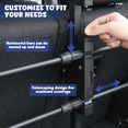 thumbnail image 3 of Magshion Dog Car Barrier Adjustable Universal for Cars, SUVs - Moves with Your Vehicle Seats, Easy Install Dog Car Gate - Strong Metal Gate Divider, 3 of 9