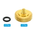 thumbnail image 3 of Camera Shutter Button, 3 Pack Soft Shutter Release Button Camera Button Carved, Golden, 3 of 6
