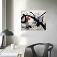 thumbnail image 3 of ARISTURING Black White Abstract Wall Art Canvas Geometric Lines Print Picture Large 20x40 Inch Contemporary Artwork Pinting for Bedroom, Dining Room, 3 of 4