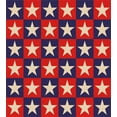 thumbnail image 3 of Ambesonne Prehistoric Country Duvet Cover Sets, National Stars, 2-Queen, Cream Navy Red, 3 of 7