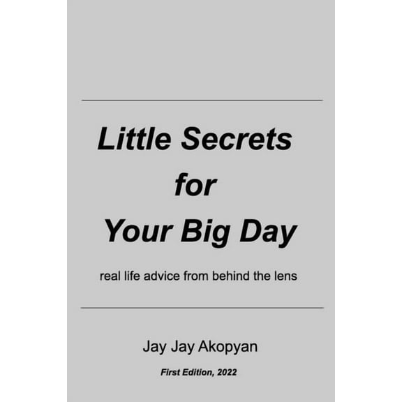Little Secrets for Your Big Day, (Paperback)