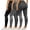 Black+dk Gray+gray, variant on 3Pack 3D Anti Cellulite Circulation Compression Leggings for Women, High Waisted Hip Lifting Quick Dry Yoga Pants
