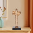 thumbnail image 1 of Escultura abstracta Parejas Soledad estatua abstracta decoración de escritorio figura para estante de mesa decoración del día de San Valentín Oro, 1 of 10