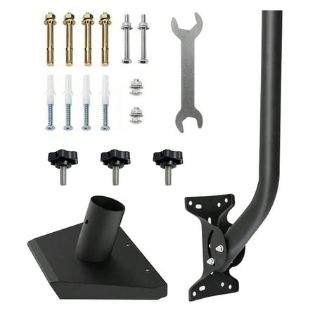 Mosawomo Gen 3 Metal Starlink Mount Adjustable Bracket Suitable for the V3 Starlink Standard Disc Antenna on the Roof, Includes Installation Tools and Starlink Mounts