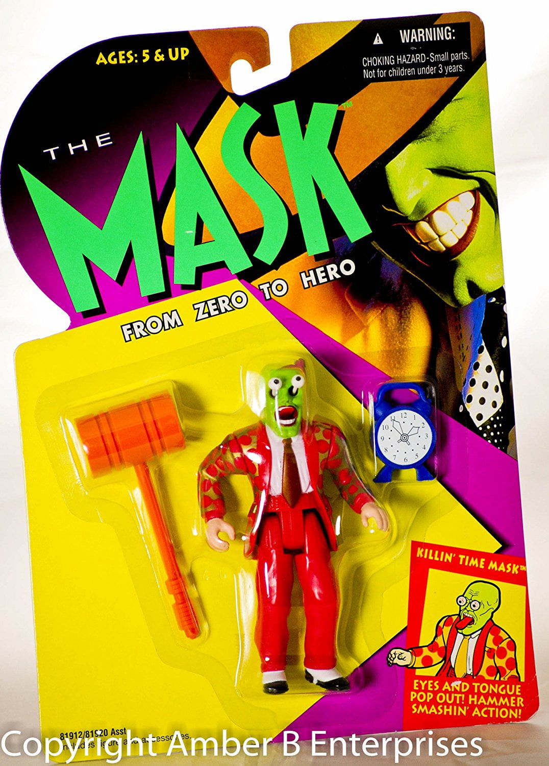5' Jim Carrey As the Killin' Time Mask Action Figure The Mask Movie