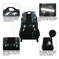 thumbnail image 4 of FORMRS Kids School Backpack Elementary Student Unisex Travel Bookbag with Reflective Stripes, Rocket Pattern, 4 of 7
