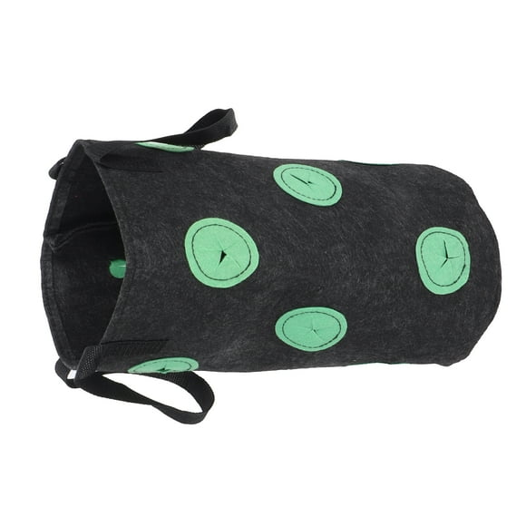 Strawberry Planting Bag, Portable Felt Planter with Handles, Easy to Fold and Store, Sturdy and Reusable, 12 Holes, 3 Gallons, Grow Strawberries, Flowers,