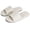 White, variant on BadPiggies Shower Shoes for Women Men, Quick Dry Non Slip Bathroom Slippers Foldable Comfort House Slides Sandals
