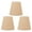 Khaki, variant on Rupoun 3-Piece Cloth Fabric Lampshade Set, E14 Intervention Type Empire Dust Cover for Modern Bedroom Bedside and Wall Lamps, 5.5 inches / 14 cm Base Diameter, Pea Green