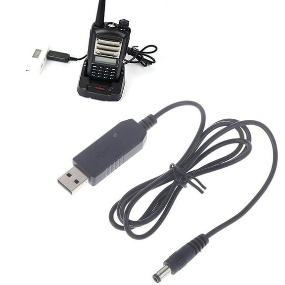 Talkie USB Charging Cable For BaoFeng UV-5R UV-82 BF-F8HP UV-82HP Charger Base