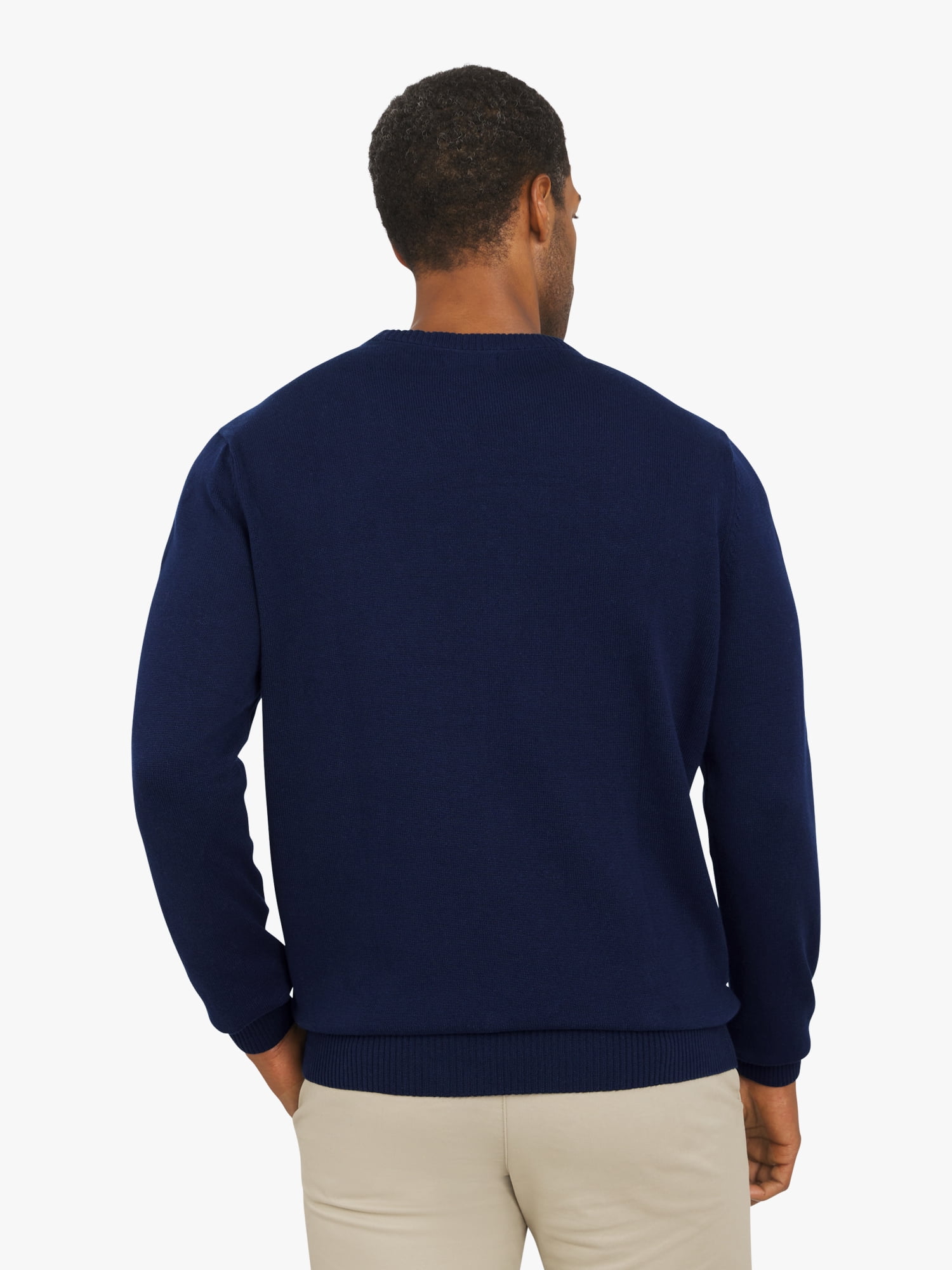 Chaps Men's & Big Men's Cotton Novelty Holiday Crewneck Sweater, Sizes S-3XL