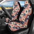 thumbnail image 2 of POLERO Collage Comfort Car Seat Cover for Front Seats for Interior, Polyester Washable Front Seat Cover Truck, 2 of 13