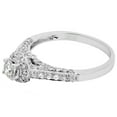 thumbnail image 3 of 1.00 Carat (ctw) 14k White Gold Round Diamond Ladies Bridal Solitaire with Accents Engagement Ring 1 CT, 3 of 4