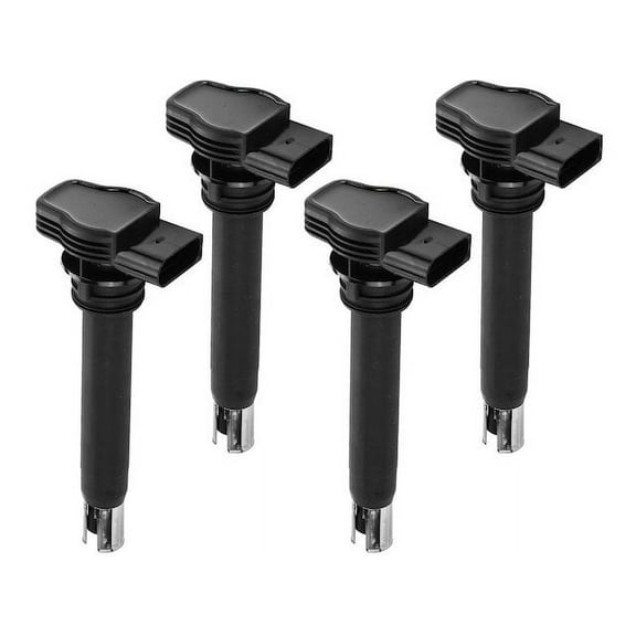 Ignition Coil Kit 4 - Compatible with 2011 - 2017 Audi Q5 2.0L 4-Cylinder 2012 2013 2014 2015 2016