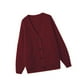 thumbnail image 5 of Suéter tipo cárdigan para mujer, estilo casual, de otoño, ligero y a la moda, con botones. Rojo, 5 of 8