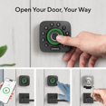 thumbnail image 3 of U-Bolt Pro Smart Lock for Keyless Entry Door Lock via Bluetooth, Smartphone, Fingerprint ID | Anti-peep Keypad, Auto Unlock | Smart Lock for Front Door, Smart Deadbolt Lock, IP65 Waterproof - Open Box, 3 of 7