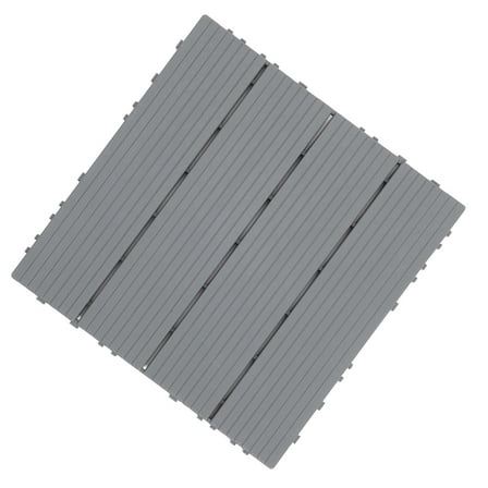 MLINS Decking Tiles Garden Flooring Plastic Assembled Flooring Waterproof Patio Flooring  Interlocking Garden Tiles for Balconies Poolside Outdoor Spaces