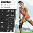 thumbnail image 5 of Knee Brace for Knee Pain, Compression Knee Support with Air Mesh Fabric, Adjustable Knee Wrap with Side Stabilizers, Ultra-Soft Bandage for Sports, Running, Meniscus Tear, ACL, Arthritis Relief, 5 of 6