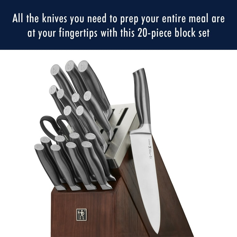 Henckels Graphite 14-Piece Self-Sharpening Knife Block Set