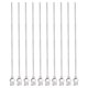 thumbnail image 1 of 10pcs Agujas de Dispensación 16 Gauge 4 Pulgadas Punta Roma Conector Luer para Rellenar Pegamento Aceite Líquidos Espesos Tinta Uso de Laboratorio, Plata, 1 of 6