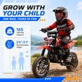 thumbnail image 5 of QEASET 39CC Dirt Bike, Gas Powered Mini Bike, Red, 5 of 9