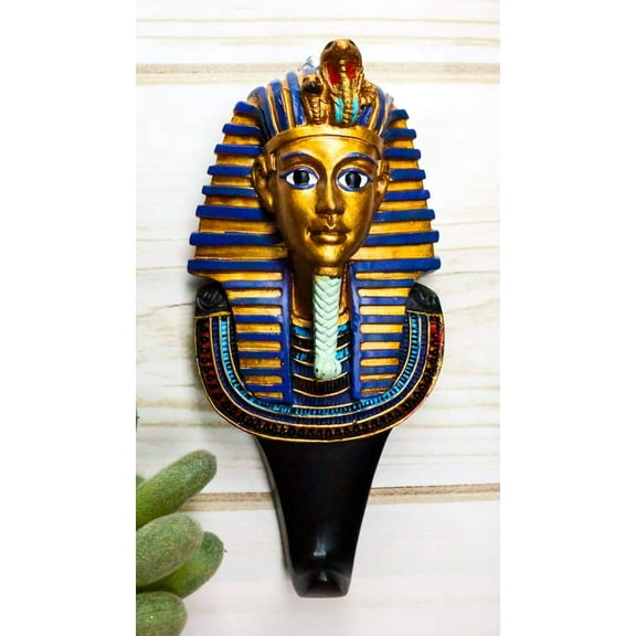 Ebros Egyptian King TUT Pharaoh Tutankhamun Wall Hook Decor Accent For Coats