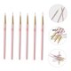 thumbnail image 4 of FENGGUIQU 6Ud Pinceles Para Pintura De Rosa Oro Para Nail Art Y, 4 of 8