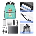 thumbnail image 6 of Lsque Bluey Classic Casual Backpack - Large Capacity Water-Resistant Backpack for School, Work, Travel, and Outdoor Activities, 6 of 8