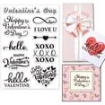 thumbnail image 1 of Sellos transparentes de silicona con temática de amor de 14,7 x 21 cm para el Día de San Valentín - Sello transparente de goma con palabras de amor, 1 of 8