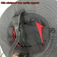 thumbnail image 2 of Sombrero de pescador Yashi transpirable para el sol color negro, 2 of 5