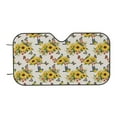 thumbnail image 6 of Honeii Bird Sunflowers Print Car Sunshade for Windshield,Car Cover Sunshade Protector,Foldable Front Window Sun Visor,Fits Cars, SUVs, Trucks, 6 of 6