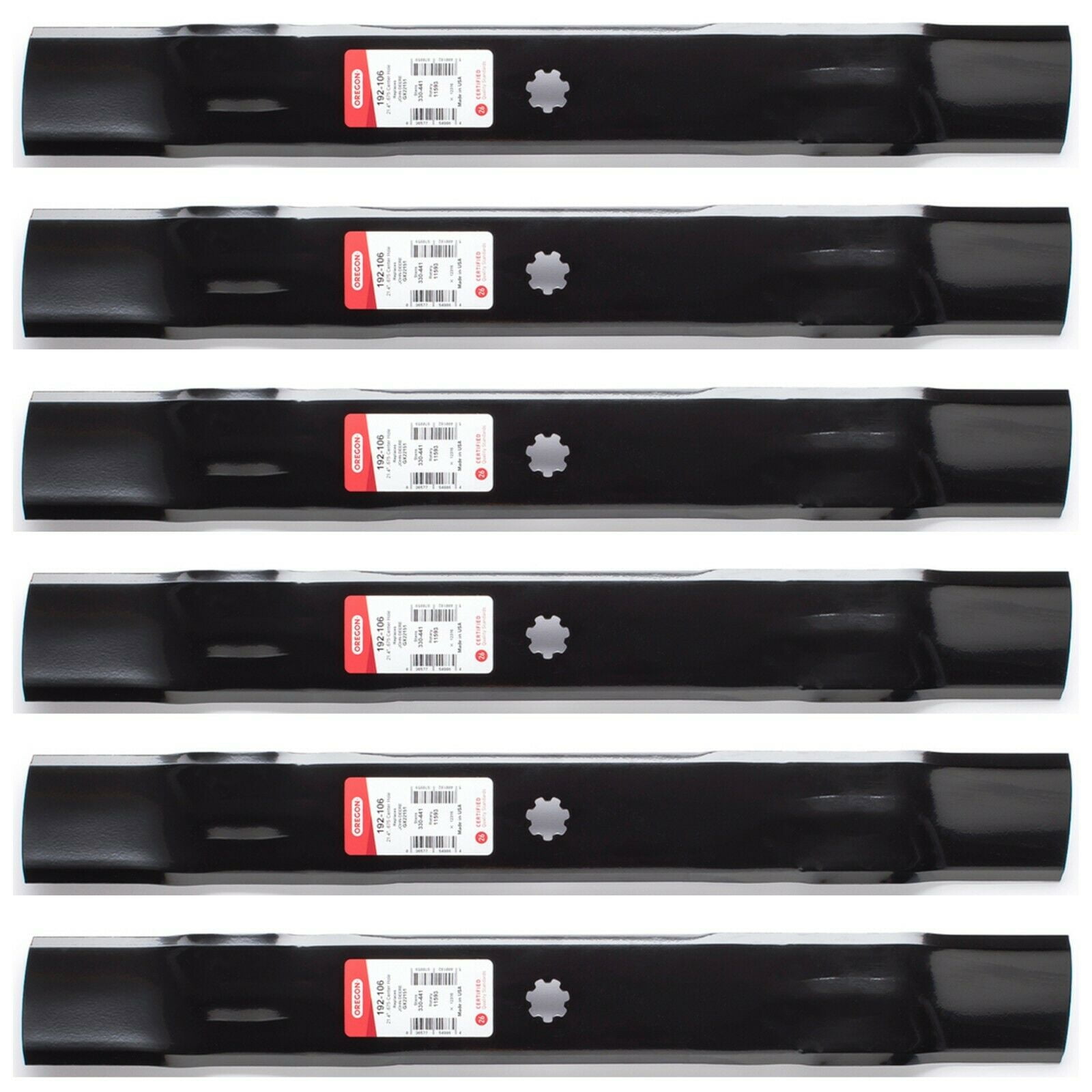 2 Oregon 192-106 Mower Blades for 42" Murray John Deere Replaces GX22151 2 Oregon 192-106 Mower Blades for 42" Murray John Deere Replaces GX22151