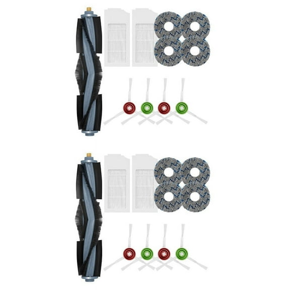 2 set for Deebot T10/T10 TURBO Parts Hepa Filter Main Side Brush Mop Pad Robot Vacuum Cleaner Spare Accessory