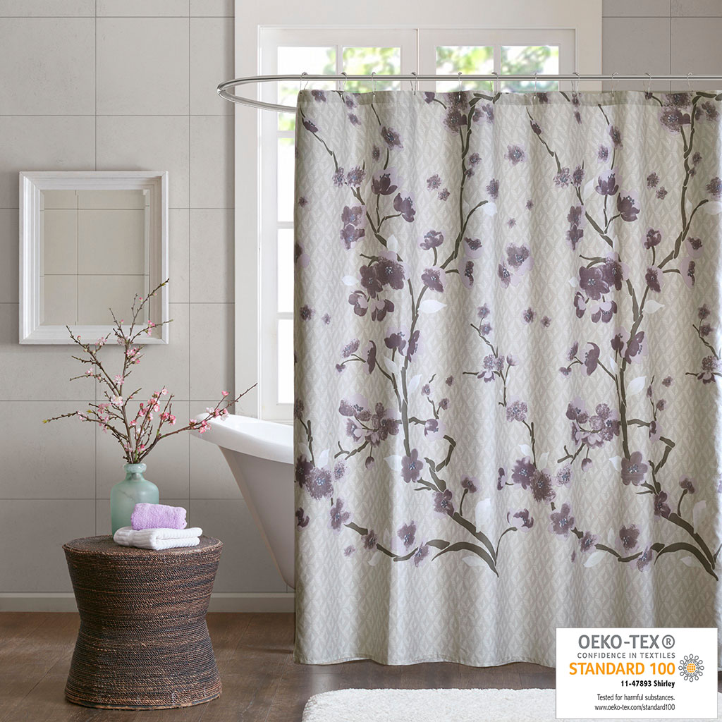 Euroco Cotton Shower Curtain