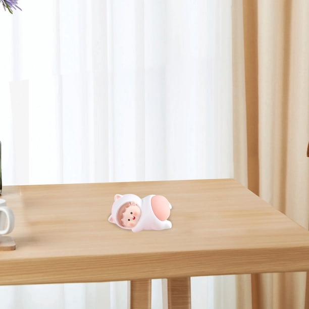 Adornos Decorativos De Resina Para El Escritorio Del Coche Figuras De Coche Muñecas Bonitas Miniestatuas Juguetes De Silicona Con Forma De Animales Para Niños Y Niñas