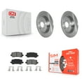thumbnail image 1 of Transit Auto Rear Disc Brake Rotors and Semi-Metallic Pads Kit for Car 2018-2023 Honda Odyssey K8S-102988, 1 of 11