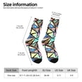 thumbnail image 2 of Balery Colored Glass Calcetas Largas con Estampado para Hombre y Mujer – Suaves y Transpirables, Talla Única (US 5-11), 2 of 6