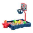 thumbnail image 4 of Miniature Desktop Basketball Game Toy, Small Finger Bouncy Basketball Simple Assembly Finger Mini Basketball Machine Blue, 4 of 7
