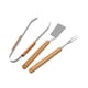 thumbnail image 3 of Kits de herramientas para barbacoa, pinza de acero inoxidable, tenedor, espátula para hamburguesas, práctico juego de herramientas para parrilla de, 3 of 9