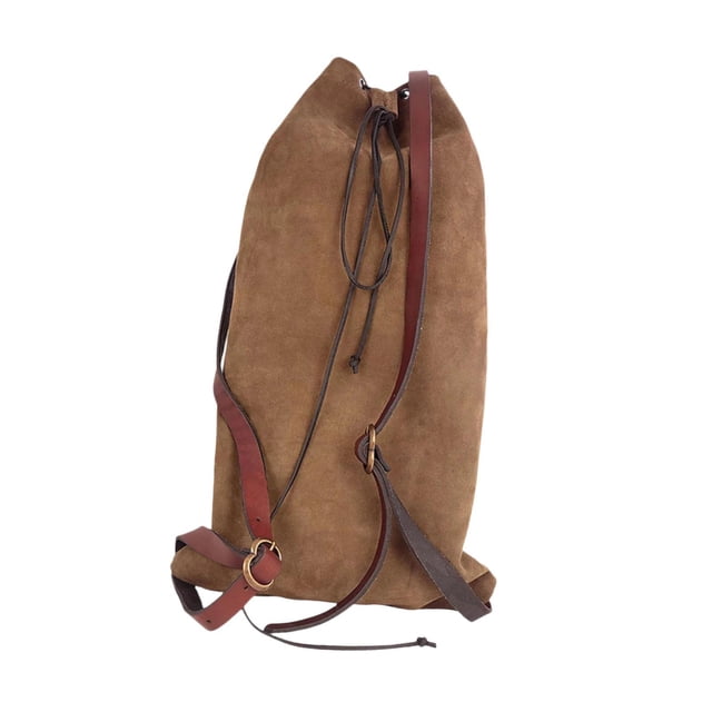 Mochila medieval, riñonera renacentista para senderismo, escalada, Halloween, cosplay Marrón