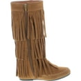 thumbnail image 6 of I LOVE KIDS AVA-18K Children's 3-Layers Fringe Moccasin Style Mid-calf Boots, 6 of 7