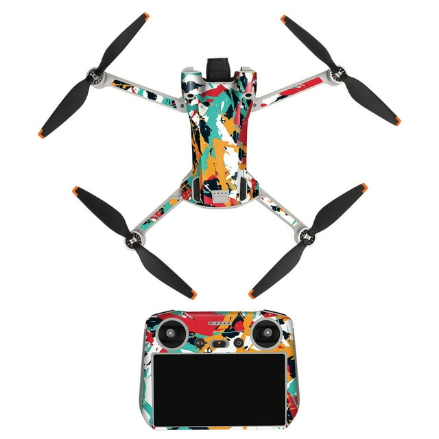 Colored Sticker Protective Film Scratch-proof Decal Skin Protector Accessories for DJI Mini 3 Pro Drone