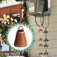 thumbnail image 4 of Christmas Bells, Vintage Christmas Decor, Copper and Silver Hanging Bells for Garland Wreath Tree Decoration, Iron Metal Bells with Jute String for Home Party Wedding Anniversary Festive Decor, 4 of 8