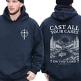 thumbnail image 3 of Christian Mountain Landscape Hoodie for Men and Women, 1 Peter Scripture Graphic Pullover, Sizes S-5XL, 3 of 6