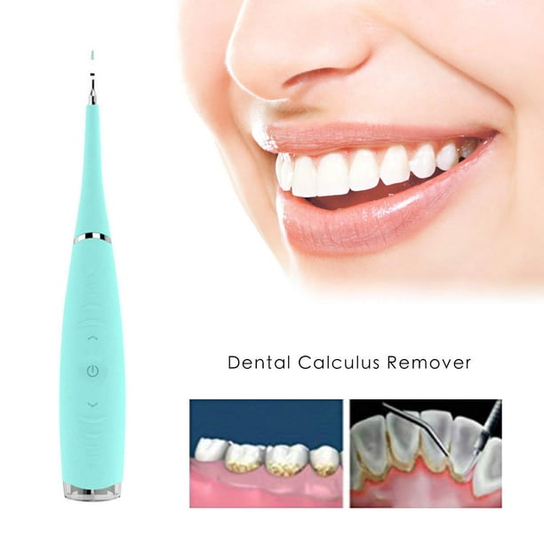 Electric Ultrasonic Tooth Cleaner Dental Teeth Cleaning Calculus Tartar Plaque Remover Tool Kit Sonic Stains Scaler Com - Diy Dental Tartar Removal Tool