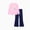 Pink, variant on Girls Clothes 2 Piece Outfit Set Long Sleeve Strawberry Graphic Top Flare Pants Blue 7-8Y