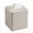 Beige Stria, variant on PU Leather Tissue Box Cover Square Tissue Box Holder with Magnetic Closure