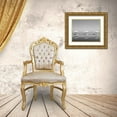 thumbnail image 3 of Anonymous 24x20 Gold Ornate Wood Framed with Double Matting Museum Art Print Titled - Umbrellas by the Sea, 3 of 4
