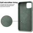 thumbnail image 4 of IBAOLEA iPhone 11 Pro Max Case, Soft Liquid Silicone Slim Rubber Full Body Protective iPhone 11 Pro Max Case Cover (with Soft Microfiber Lining) Design for iPhone 11 Pro Max - Matcha Pine Green, 4 of 7