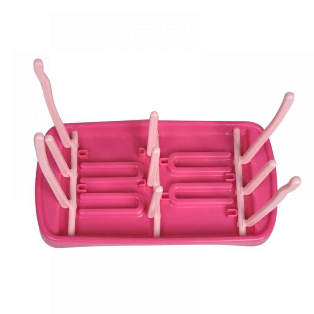 Baby Bottle Drying Rack with Tray，High Capacity Bottle Holder for